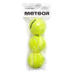Piłki do Tenisa Ziemnego Meteor 3szt.