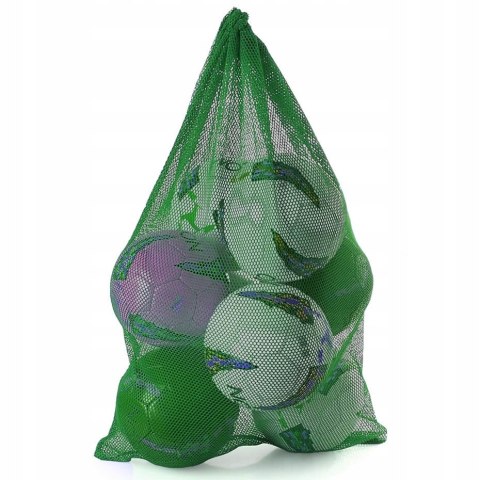 Siatka na 10 piłek worek torba NO10 BCB2-2436G zielona