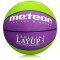 Piłka Koszykowa Treningowa Meteor Layup fioletowo/zielony