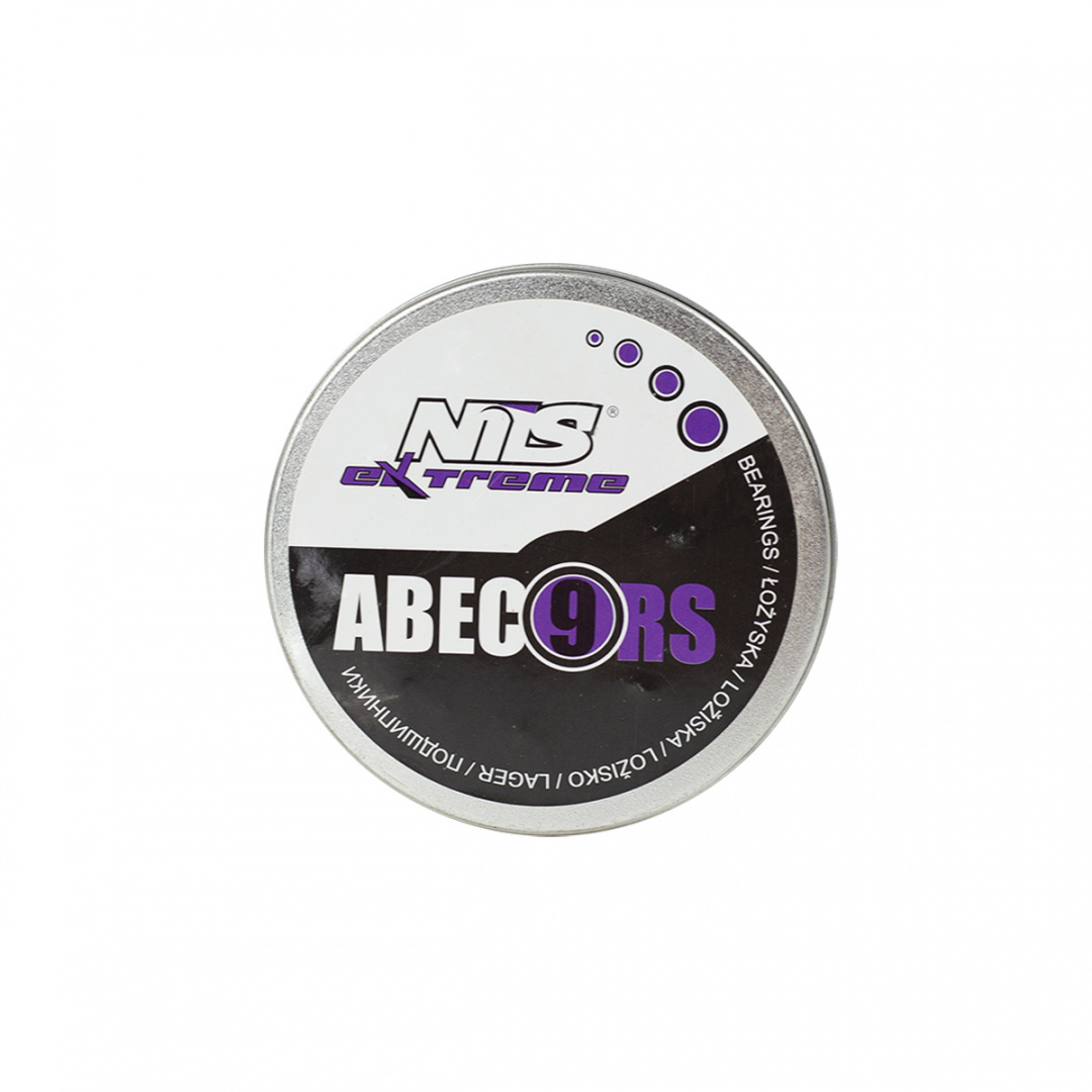 Łożyska ABEC-9 RS purpurowy Carbon (8szt.) Nils Extreme