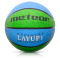 Piłka Koszykowa Meteor Layup niebiesko-zielona