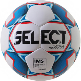Piłka Nożna Select Futsal Speed DB IMS biało-niebieska