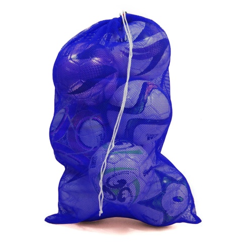 Siatka worek na 14 piłek NO10 niebieska BCB1-3442