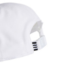 Czapka z Daszkiem Adidas Dla Dzieci Aeroready Baseball Cap 3 Stripes 4athlts OSFC biała GM4511
