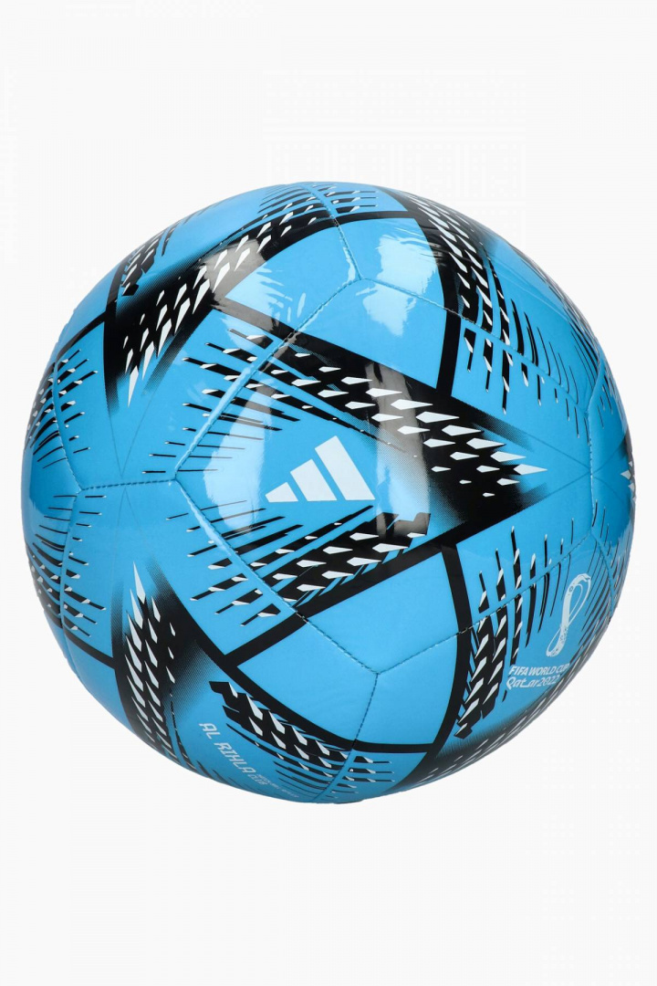 Piłka Nożna Adidas Al Rihla Club Ball H57784 niebiesko-czarna