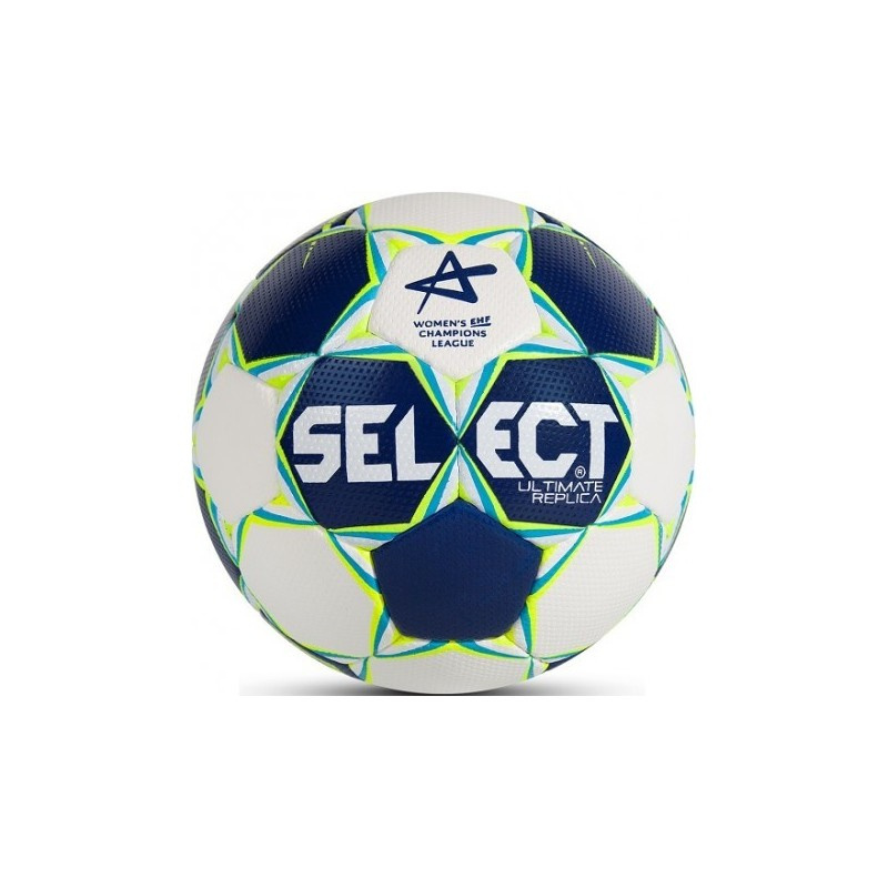 Piłka Ręczna Select Ultimate Replica Champions Leage EHF biało-granatowa