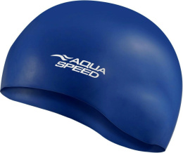 Czepek Pływacki Silikonowy Aqua-Speed Mono kol. 10 granatowy