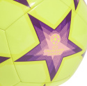 Piłka Nożna Adidas UCL Club Void HI2176 żółto-fioletowa