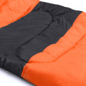 Śpiwór mumia 235 x 80 cm Spokey Spike czarno-pomarańcowy