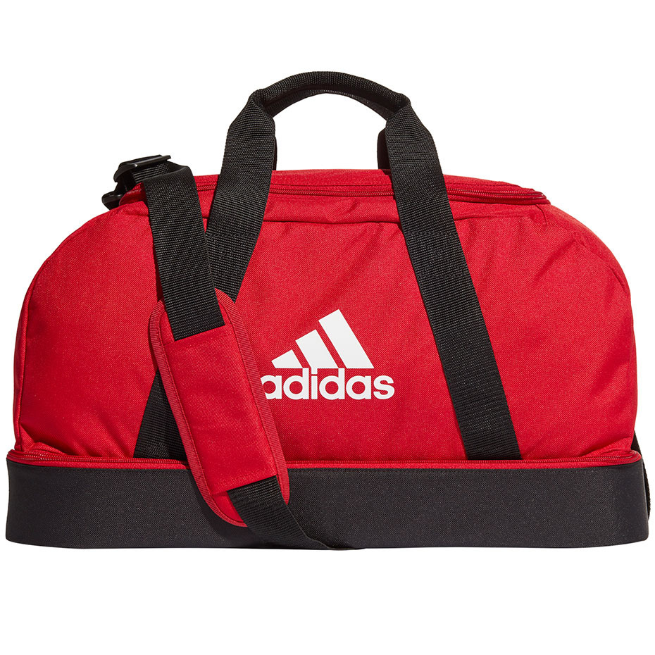 Torba Adidas Tiro Duffel Bag Bottom Compartment S czerwono-czarna GH7258