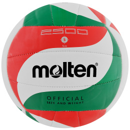 Piłka Siatkowa Molten V5M2500 biało-czerwono-zielona