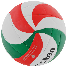 Piłka Siatkowa Molten V5M2500 biało-czerwono-zielona