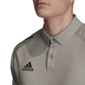 Koszulka Męska Adidas Condivo 20 Polo ED9247 szaro-czarna