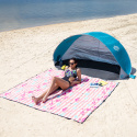 Koc Piknikowy Plażowy Nils Camp NC2313 Flamingi 200 x 200 cm PE+ALU