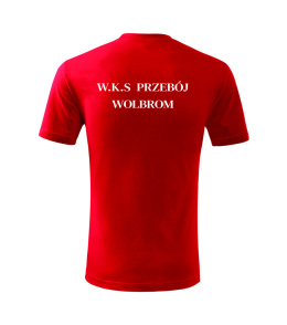 WKS PRZEBÓJ WOLBROM Koszulka Treningowa Czerwona Junior