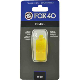 Gwizdek FOX 40 Pearl żółty bez sznurka 9702-0208