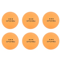 Spokey 6 Piłeczek do Tenisa Stołowego Ping-pong SPECIAL *** pomarańczowe