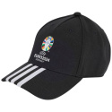 Czapka z Daszkiem Adidas Młodzieżowa UEFA Euro 24™ Official Emblem OSFY czarna IT3313