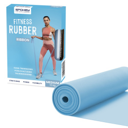 Guma Fitness Medium 200 cm Ribbon Spokey niebieska