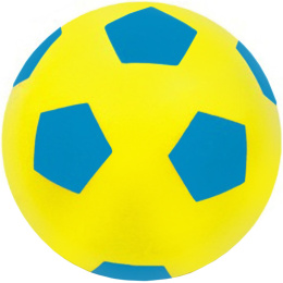 Piłka Piankowa Soft Enero 20cm żółto-niebieska 1045313