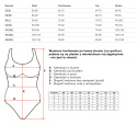 Kostium Kąpielowy Damski Aqua Speed Greta Push-up Kol.04 granatowo-niebieska