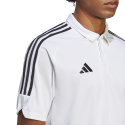 Koszulka męska adidas Tiro 23 League Polo biała HS3580