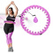 HHW12 Plus Size Hula Hop Violet z Wypustkami i Obciążnikiem HMS