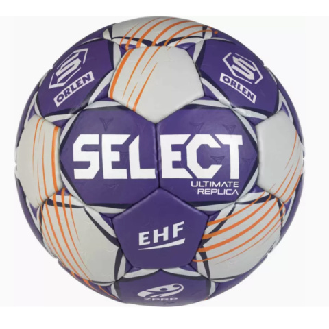 Piłka Ręczna Select Ultimate Replica v24 Orlen Superliga szaro/fioletowa