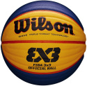 Piłka koszykowa Wilson FIBA 3X3 Game Basketball r. 6 granatowo-pomarańczowa WTB0533XB