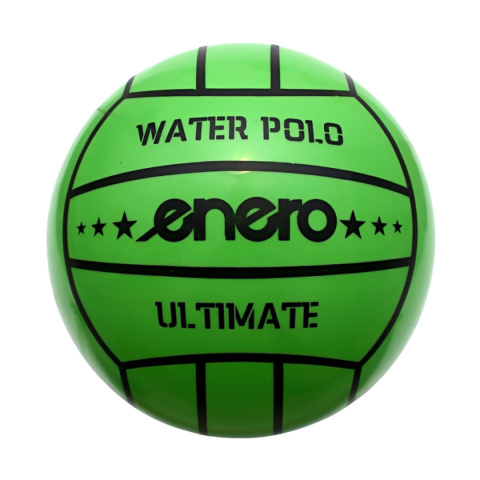 Piłka gumowa Enero water polo siatkowa zielona 1012469