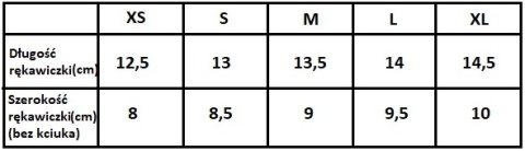 Rękawiczki Rowerowe Meteor MX20 Senior czarne