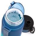 Bidon sportowy Meteor 350 ml niebieski/turkusowy 17657