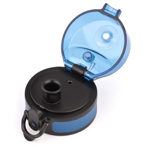 Bidon sportowy Meteor 350 ml niebieski/turkusowy 17657