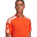 Koszulka męska Adidas Squadra 21 Jersey Short Sleeve GN8092 pomarańczowa