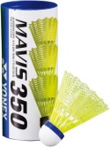 Lotki Nylonowe Żółte 3szt. Mavis 350 Yonex Średnia niebieska