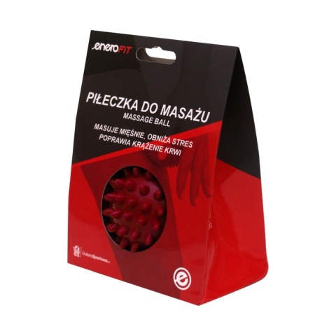 Piłeczka do masażu Enero Fit 7 cm medium czerwona 1048284