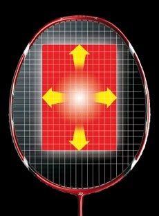 Rakieta do Badmintona Yonex BASIC B-4000 CORAL ORANGE