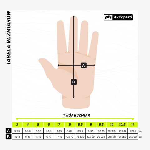 Rękawice Bramkarskie 4keepers Champ Training VII Roll Finger Second Gen 2.0 Junior