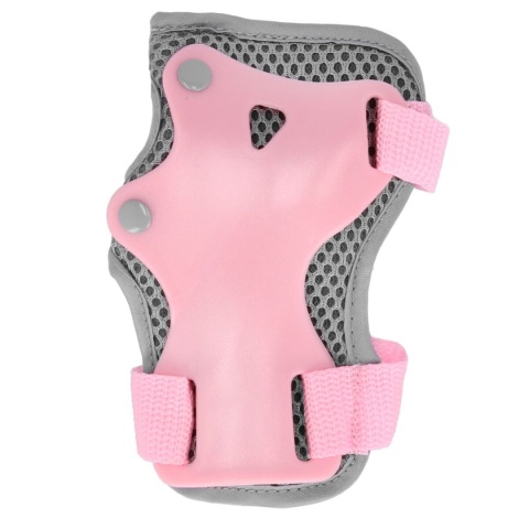 Zestaw ochraniaczy dla dzieci i młodzieży (na kolana, nadgarstki i łokcie) Spokey SHIELD różowy