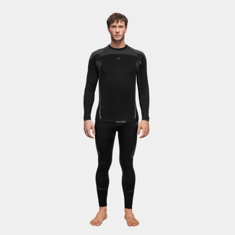 Bielizna termoaktywna męska Alpinus Hemis Set AO35162 czarna