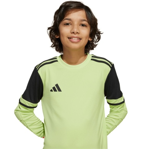 Bluza Koszulka bramkarska dla dzieci adidas Squadra 25 Long Sleeve JJ1940 limonkowa