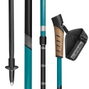Kije Nordic Walking teleskopowe Spokey PEAK 105-135 niebiesko-czarne