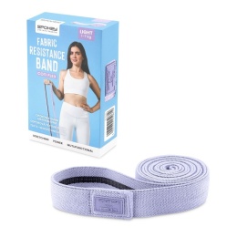 Materiałowa taśma guma oporowa Spokey Coti Flex light 1–7 kg fioletowa