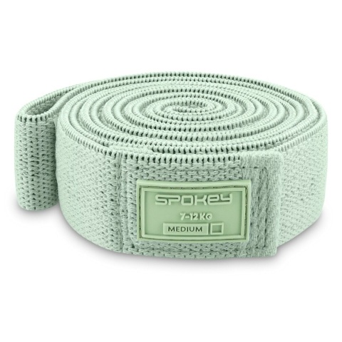 Materiałowa taśma guma oporowa Spokey Coti Flex medium 7–12 kg zielona