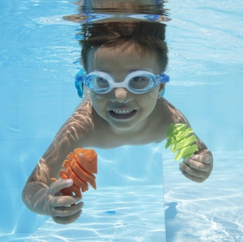 Akcesoria do wyławiania Bestway Dive Toys Dive Toys Squiggle Wiggle Fish 3 szt. Ośmiorniczki