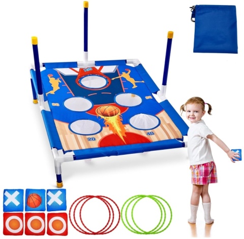 Gra zręcznościowa koszykówka Rzut do celu 2w1 TOSSING GAME