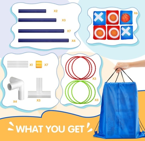 Gra zręcznościowa koszykówka Rzut do celu 2w1 TOSSING GAME