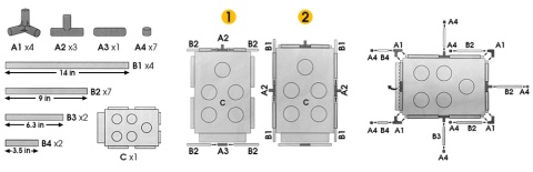 Gra zręcznościowa koszykówka Rzut do celu 2w1 TOSSING GAME