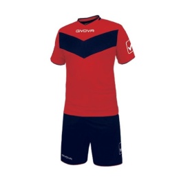 Komplet Givova Kit Vittoria czerwono-granatowy KITT04 1204