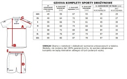 Komplet Givova Kit Vittoria czerwono-granatowy KITT04 1204